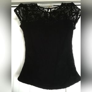 Black Lace Top